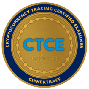 Cryptocurrency Tracing Certified Examiner Badge