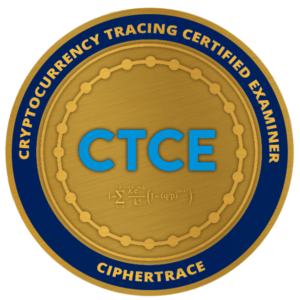 Cryptocurrency Tracing Certified Examiner Badge