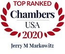 Chambers USA 2020 Ranking Badge for Jerry Markowitz