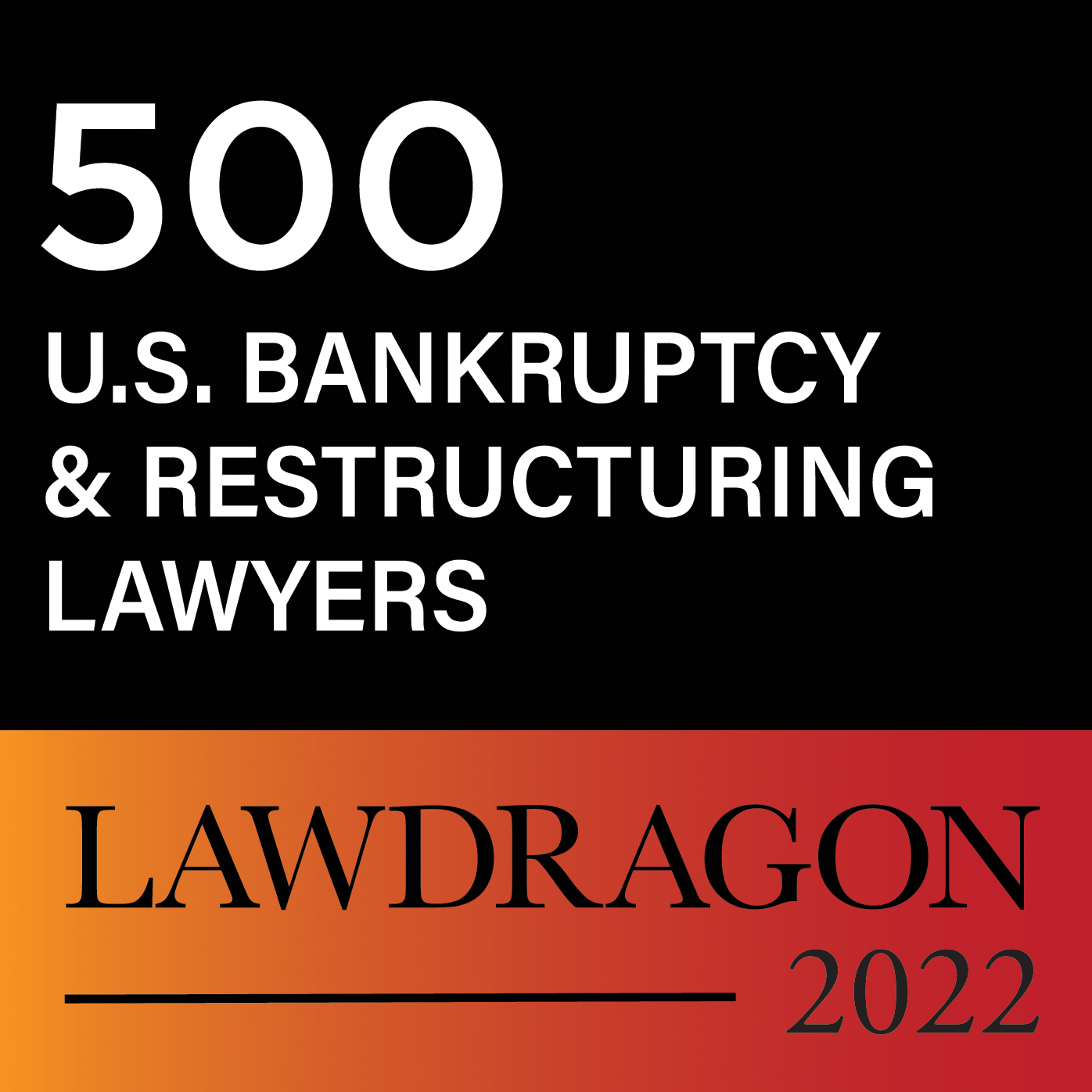 Lawdragon 500 2022 Ranking Badge