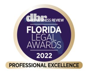 Daily Business Review 2022 Florida Legal Awards Logo