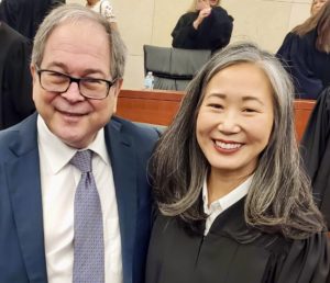 Photo of Jerry Markowitz and Judge Robson