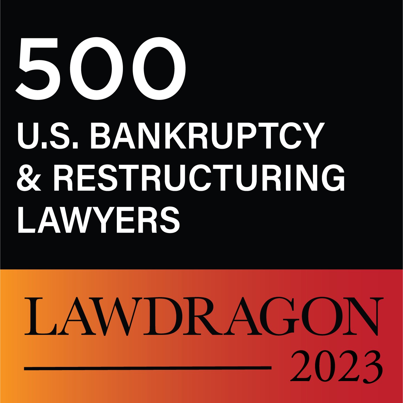 Lawdragon 500 2022 Ranking Badge